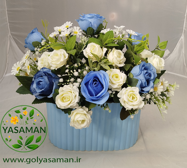 باکس گل تزئینی مصنوعی فانتزی