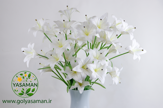 لیلیوم سفید مصنوعی لوکس یاسمن
