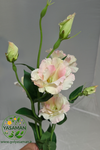 شاخه گل لیسینتوس مصنوعی