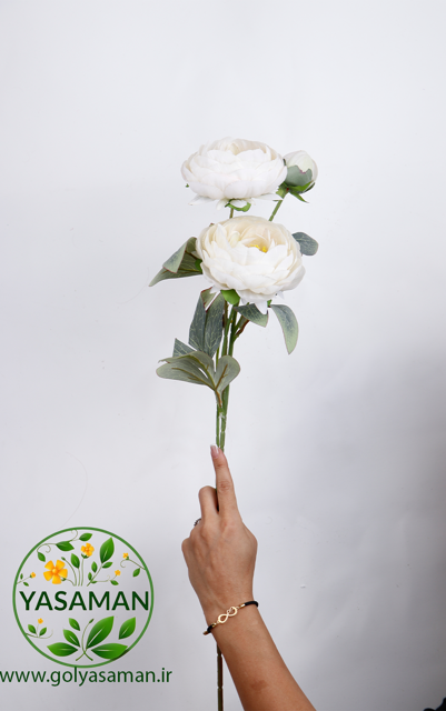 شاخه گل رز پیونی مصنوعی