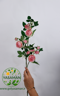 شاخه گل رز مصنوعی لوکس یاسمن